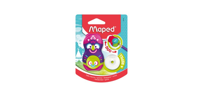 Maped 049130 temperino Temperamatite manuale Colori assortiti