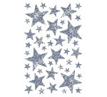 Gommette holographique maildor10,5x16cm design assortis coloris argent sachet 20 planches 1065 unites