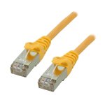 MCL 5m Cat6a F/UTP câble de réseau Jaune F/UTP (FTP)
