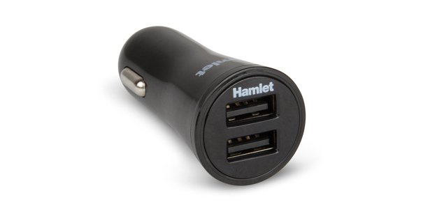 Hamlet XPW12U234 Caricabatterie per dispositivi mobili Telefono cellulare, Smartphone, Tablet Nero Accendisigari Auto