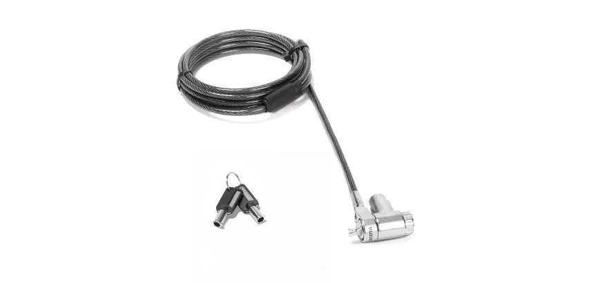 DICOTA D32178 câble antivol Argent 2 m