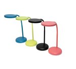 Luminaire bureau led mauljoy hauteur 33,5cm bras 35,8cm    tete diametre 11,8cm coloris  bleu