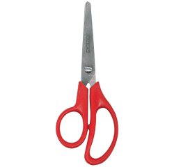 ARDA FA1206 stationery/craft scissors Universal Figure cut Red, Stainless steel