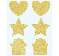 Gommettes a gratter sodertex 170x220mm 6 planches 36 pcs   coloris assorti