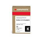 AgfaPhoto APB127BDUOD inktcartridge 2 stuk(s) Compatibel Hoog (XL) rendement Zwart