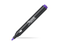 Marqueur sharpie creatif pointe ogive trait 2,5mm      encre acrylique coloris lilas