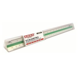 ARDA 109 righello Righello a scala 300 mm Plastica Verde, Bianco 1 pz