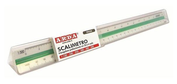 ARDA 109 ruler Scale ruler 300 mm Plastic Green, White 1 pc(s)