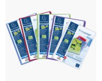 Protège-documents en polypropylène semi rigide Kreacover® Chromaline 60 vues - A4 - Couleurs assorties