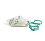 Biosacco per immondizia - 42x42 cm - 10 L - 19 micron - bianco - Perfetto - rotolo da 15 sacchi