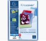Protège-documents en polypropylène semi rigide Kreacover® Chromaline 120 vues - A4 - Couleurs assorties