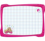 Ardoise Barbie, effaçable à sec, blanc