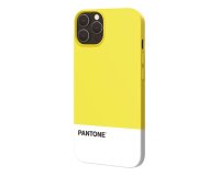 Pantone PT-PC1008Y mobile phone case 15.5 cm (6.1") Cover White, Yellow