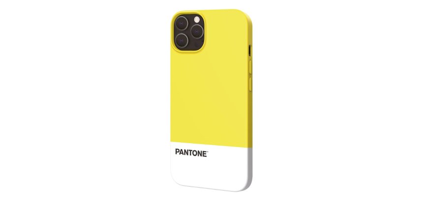 Pantone PT-PC1009Y mobile phone case 17 cm (6.7") Cover White, Yellow