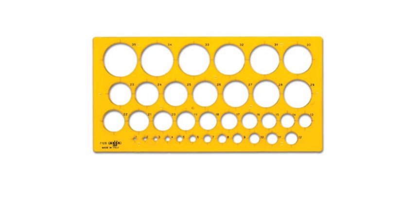 ARDA 7125 ruler 247 mm Orange