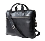 Sacoche ordinateur Exactive Cuir noir - Noir