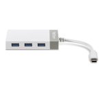 Trendnet TUC-ETGH3 base para portátil y replicador de puertos USB 3.2 Gen 1 (3.1 Gen 1) Type-C Gris, Blanco