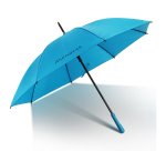 Muitomas UMBRSTRAIGHTBL umbrella Blue Fiberglass Polyester Full-sized Rain umbrella