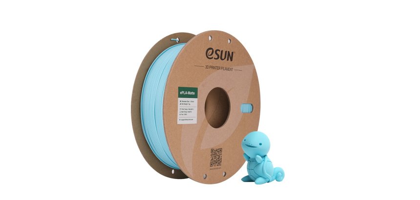 eSUN PLA-Matt Polymilchsäure (PLA) Hellblau 1 kg