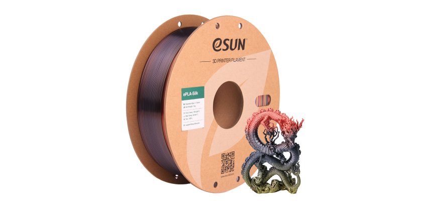 eSUN EPLA-SILK Polylactic Acid (PLA) Multicolor 1 kg
