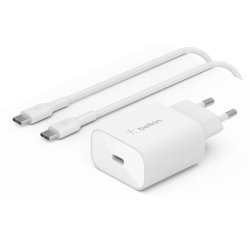 Belkin WCA004VF1MWH-B6 cargador de dispositivo móvil Teléfono móvil Blanco USB Carga rápida Interior