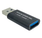 DLH DY-TU5071 changeur de genre de câble USB-A Noir