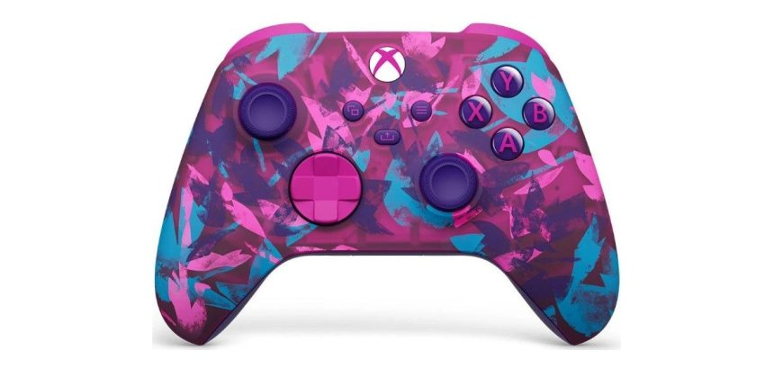 Microsoft Xbox Wireless Controller – Heart Breaker Special Edition Blue, Pink, Purple Bluetooth Gamepad Analogue / Digital Android, PC, Xbox One, Xbox Series S, Xbox Series X, iOS