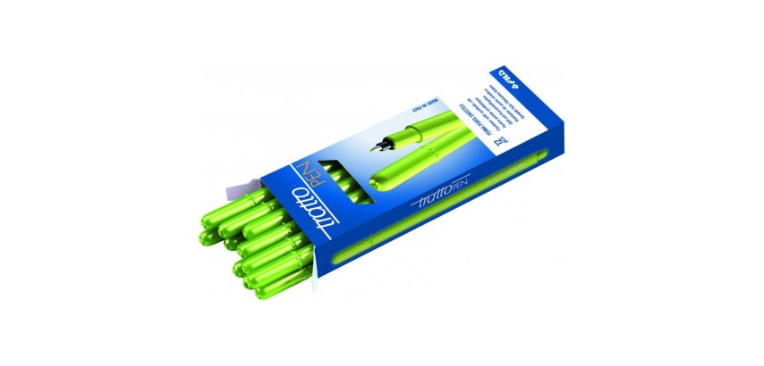 Tratto Pen fineliner Fine Light Green 12 pc(s)