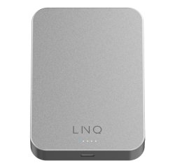 LINQ LQWP102 batería externa 10000 mAh Cargador inalámbrico Plata