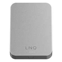 LINQ LQWP102 banque d'alimentation électrique 10000 mAh Recharge sans fil Argent