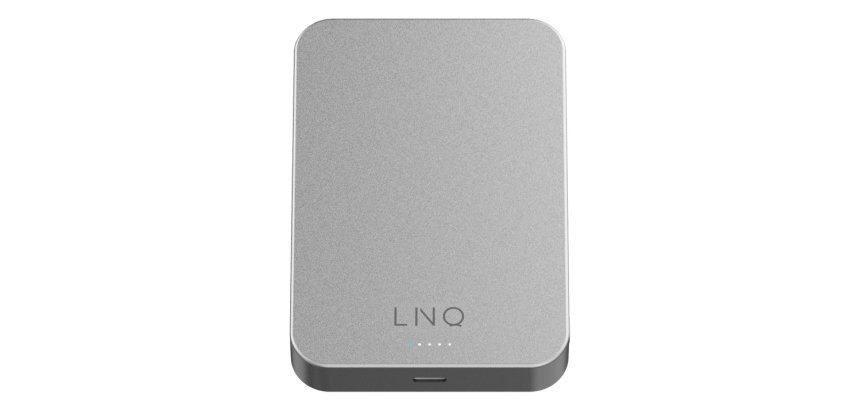 LINQ LQWP102 batería externa 10000 mAh Cargador inalámbrico Plata