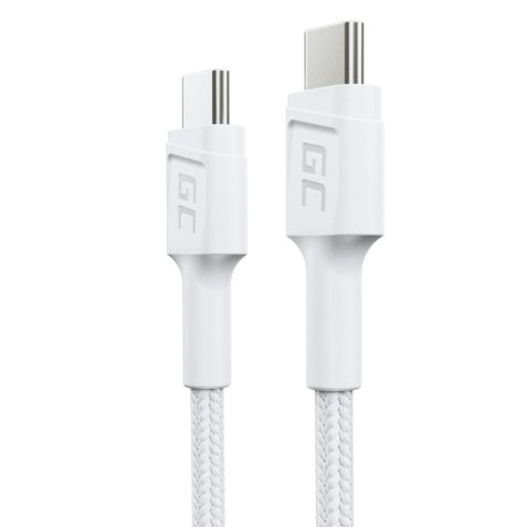 Green Cell GC PowerStream cavo USB USB 3.2 Gen 1 (3.1 Gen 1) 0,3 m USB C Bianco