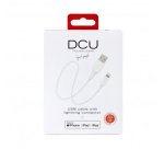 DCU Advance Tecnologic 34101290 câble Lightning 1 m Blanc