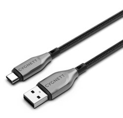 Cygnett CY4680PCUSA cavo USB USB 2.0 1 m USB A USB C Nero, Argento