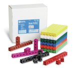 Atelier cube learning resources unicubes 2 cm       plastique 500 cubes a         assembler et 1 guide