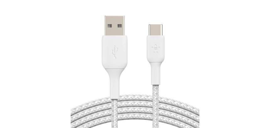 Belkin CAB002BT3MWH câble USB 3 m USB A USB C Blanc