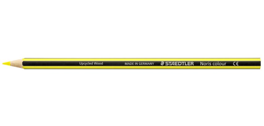 Crayons staedtler noris colour 185 coloris jaune      pochette de 12