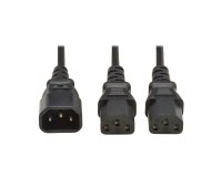 Eaton P004-02M-2C13EU câble électrique Noir 2 m IEC C14 IEC C13