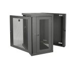 Tripp Lite Armoire rack à montage mural, profondeur de commutateur et profil compact 15U SmartRack, avec charnières dorsales