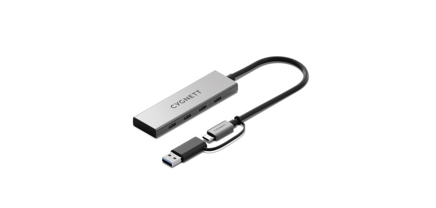 Cygnett Unite USB 3.2 Gen 1 (3.1 Gen 1) Type-A + Type-C Aluminium