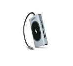 DICOTA D32059 hub & concentrateur USB Type-C Noir, Argent