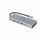 DICOTA D32065 hub & concentrateur USB 3.2 Gen 1 (3.1 Gen 1) Type-C Argent