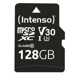 Intenso microSDXC 128GB Class 10 UHS-I Professional - Extended Capacity SD (MicroSDHC) 128 Go Classe 10
