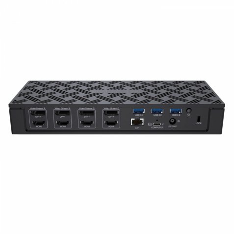 MCL MD1A99AZZUSB3C562 hub & concentrateur USB Type-C 10000 Mbit/s Noir