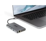 Hamlet HDKC-PD400H replicatore di porte e docking station per laptop Cablato USB 3.2 Gen 1 (3.1 Gen 1) Type-C Grigio