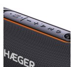 Haeger SP-10W.003A altavoz portátil o de fiesta Altavoz portátil estéreo Negro