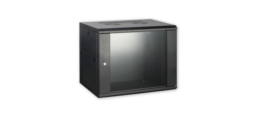 MCL IC6F99AL60P4512 étagère 12U Rack monté sur le mur Noir