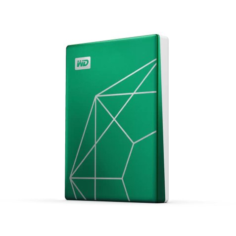 Western Digital My Passport Ultra, 20th Anniversary Edition disque dur externe 2 To 2.5" USB Type-C 3.2 Gen 1 (3.1 Gen 1) Vert