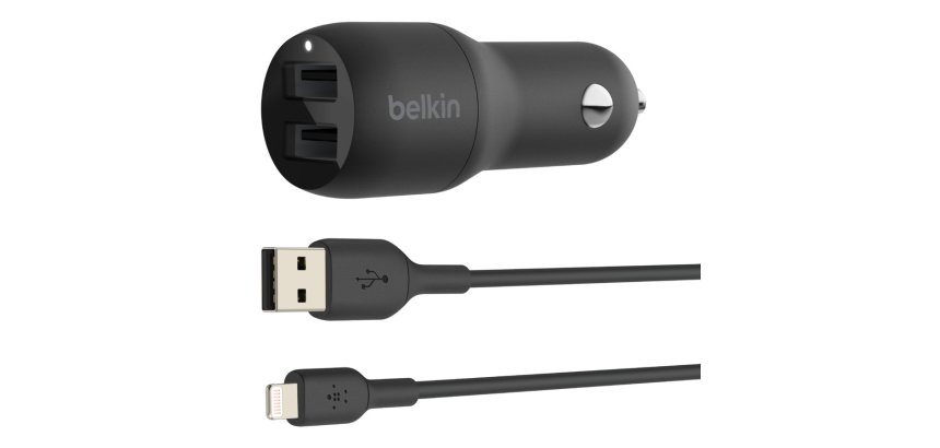 Belkin Boost Charge Universal Negro Encendedor de cigarrillos Auto
