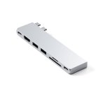 Satechi ST-HUCPHSS station d'accueil USB 3.2 Gen 2 (3.1 Gen 2) Type-C Argent